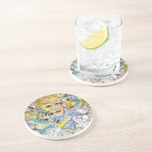 Lunis, Infinity Dots by After Francis Picabia Coaster