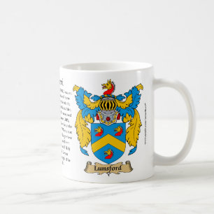 Lunsford Family Coat of Arms Coffee Mug