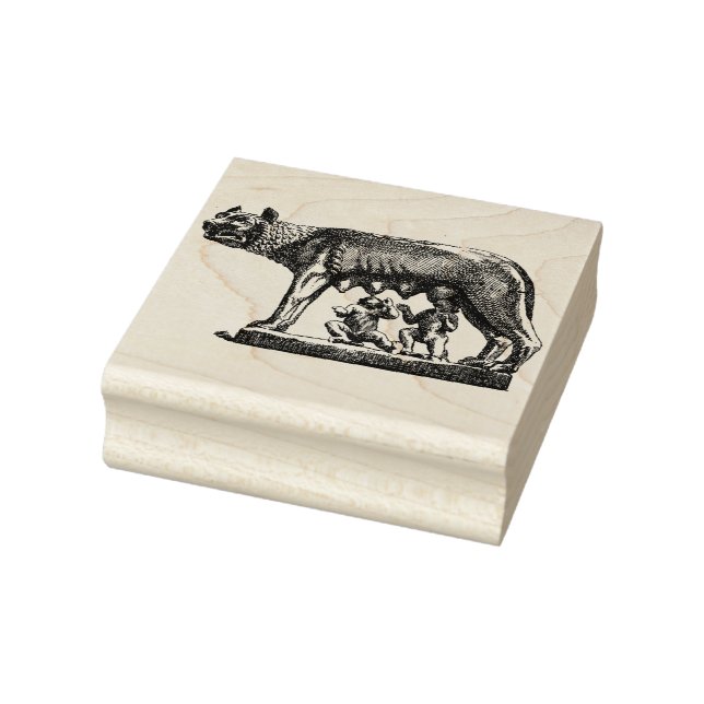 Lupa Capitolina Wooden Stamp (Stamp)