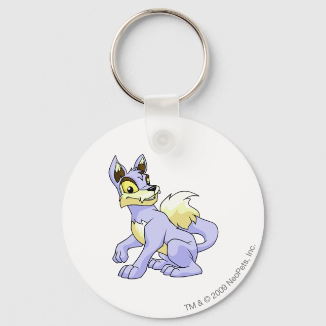 Lupe Blue Key Ring (Front)