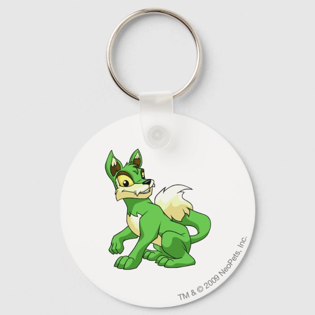 Lupe Green Key Ring (Front)