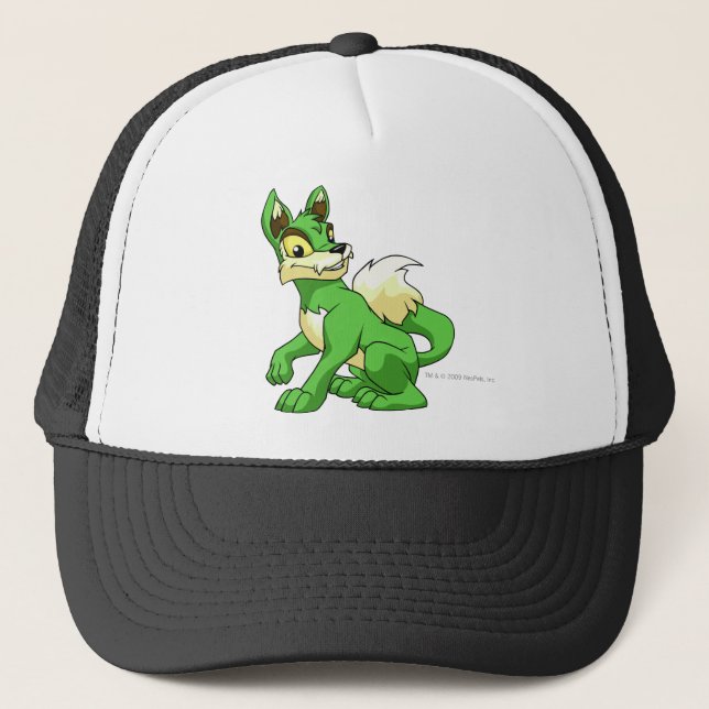 Lupe Green Trucker Hat (Front)