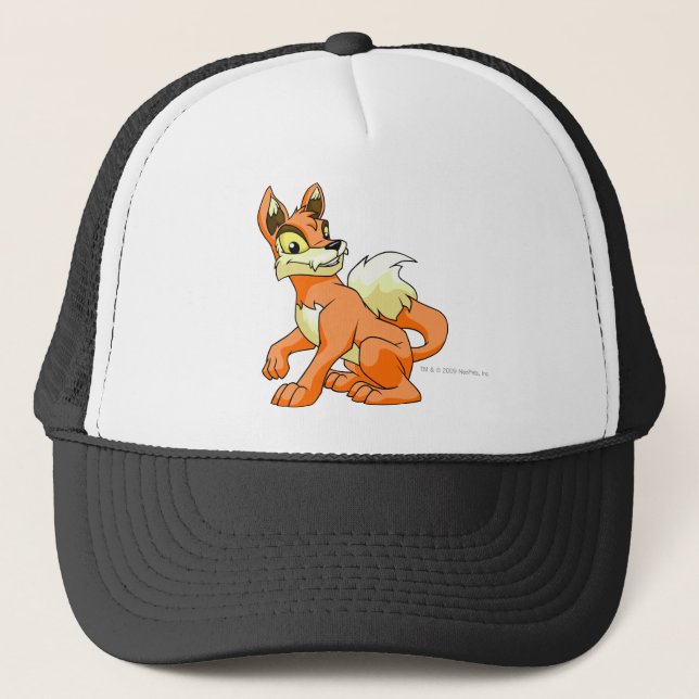 Lupe Orange Trucker Hat (Front)