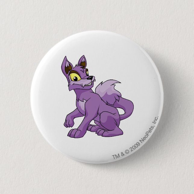 Lupe Purple 6 Cm Round Badge (Front)