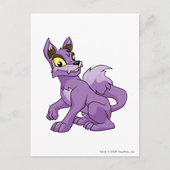 Lupe Purple Postcard (Front)