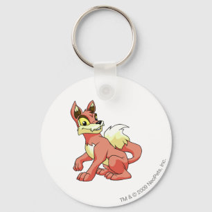Lupe Red Key Ring