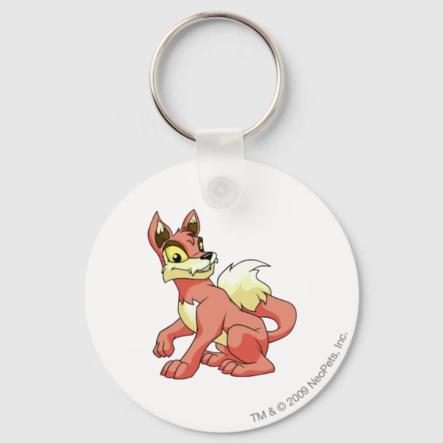 Lupe Red Key Ring (Front)