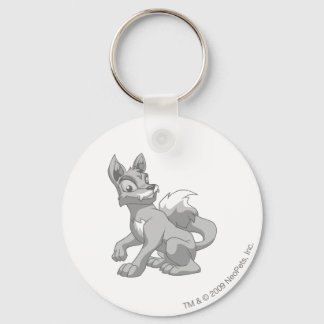 Lupe Silver Key Ring