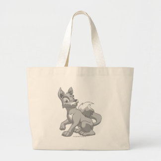 Lupe Silver Large Tote Bag