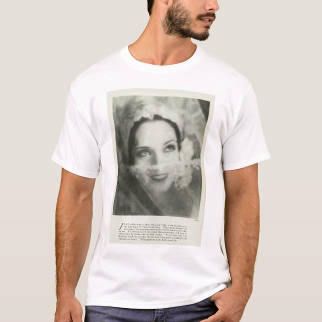 Lupe Velez 1929 vintage portrait T-shirt (Front)