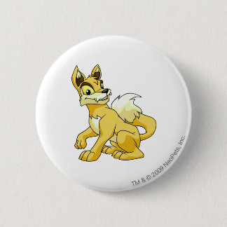 Lupe Yellow 6 Cm Round Badge