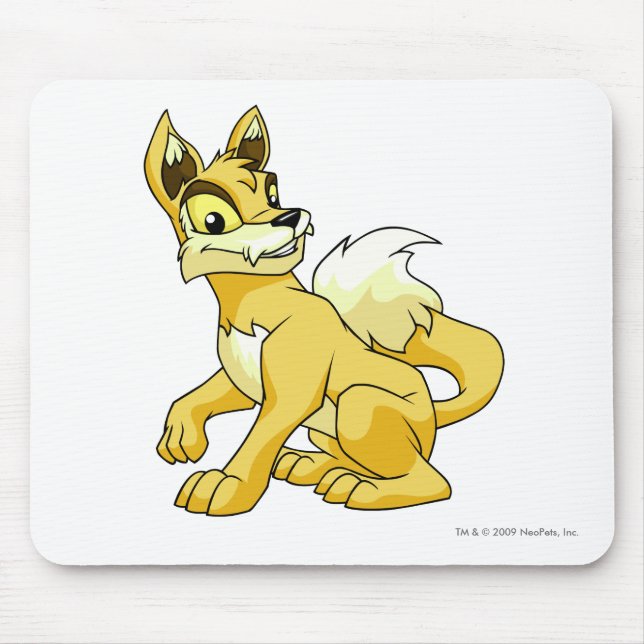 Lupe Yellow Mouse Mat (Front)