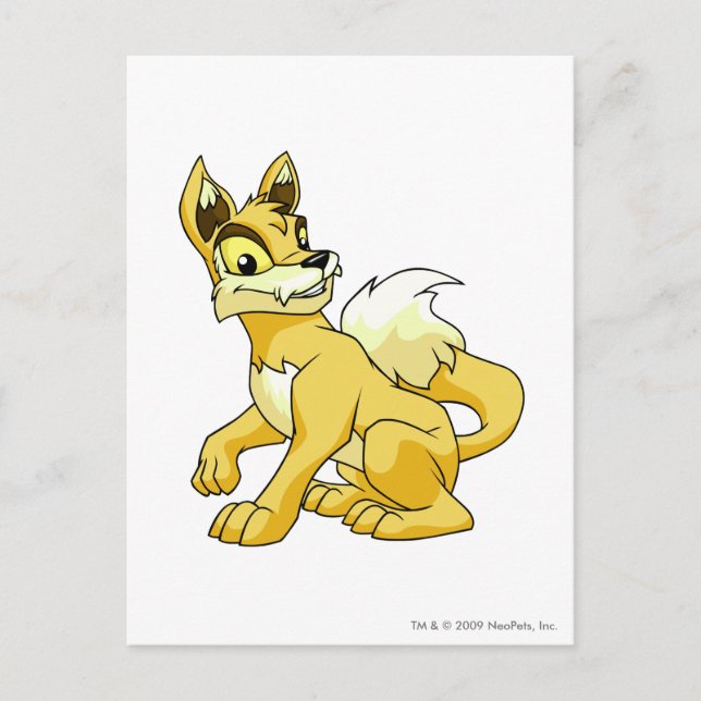 Lupe Yellow Postcard (Front)