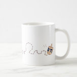 Lupin Chasing the Dreidel mug<br><div class="desc">Lupin loves when the dreidel comes out! Spin,  spin,  spin,  CHASE!</div>