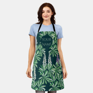 Lupin flower apron