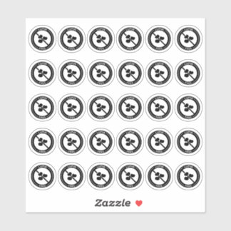 Lupin Free Wedding Place Card Mini Food Allergy