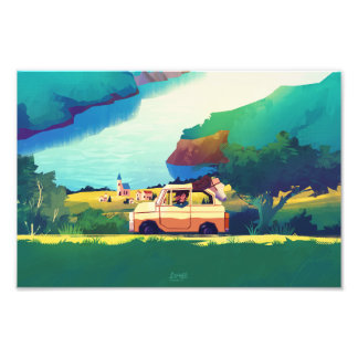 Lupin III the third cagliostro mountains print