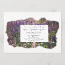 Lupine Invitation