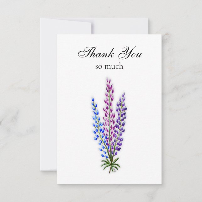 Lupine Note Card (Front)