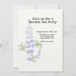 Lupine Ombre Invitation