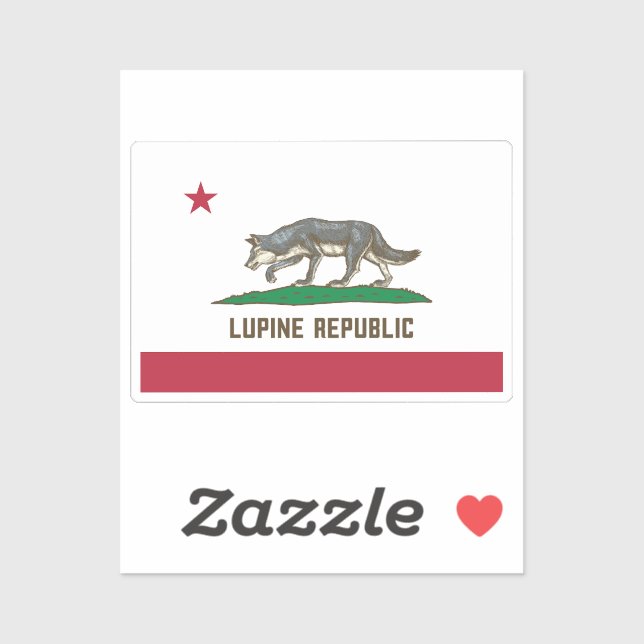 Lupine Republic Flag (Sheet)