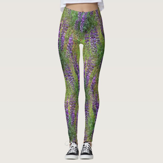 Lupines Galore... Leggings (Front)