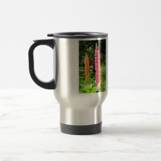 Lupines in a Cottage Garden - Martha's Vineyard Travel Mug