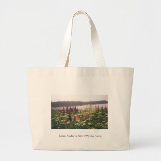 "Lupines, Vinalhaven, Maine, 1996" Large Tote Bag