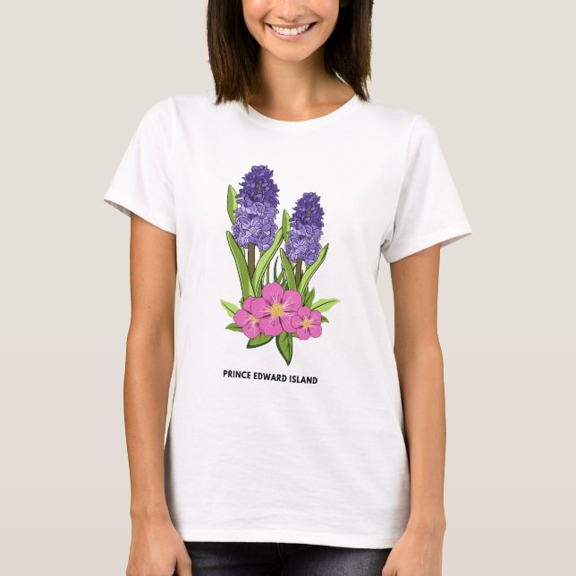 Lupines & Wild Roses PEI T-Shirt (Front)