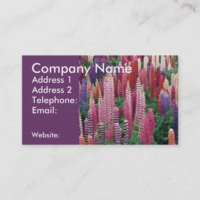 Lupins Business Card (Front)