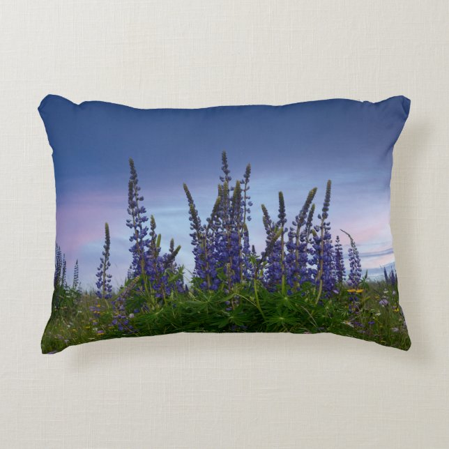 Lupins    decorative cushion (Front)