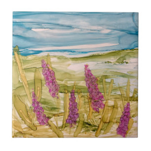 Lupins in the wild tile