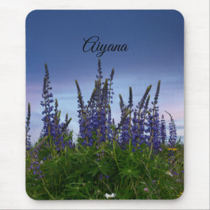 Lupins mouse mat