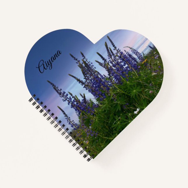 Lupins    notebook (Front)