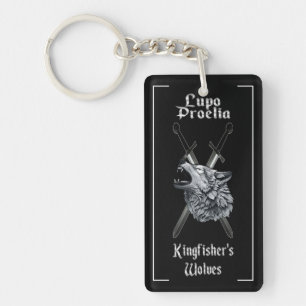 Lupo Proelia Kingfisher's Wolves  Key Ring