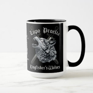 Lupo Proelia Kingfisher's Wolves Mug