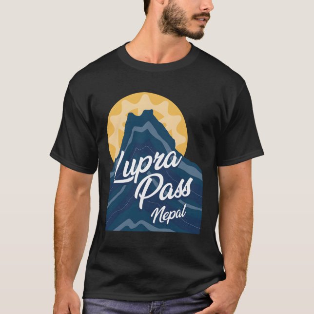 Lupra Pass - Nepal  T-Shirt (Front)