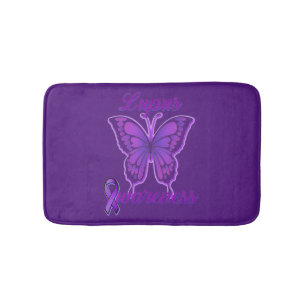 lupus awareness bath mat