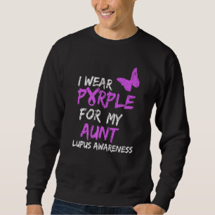 Lupus Awareness I Wear Purple For My Aunt Premium Sweatshirt