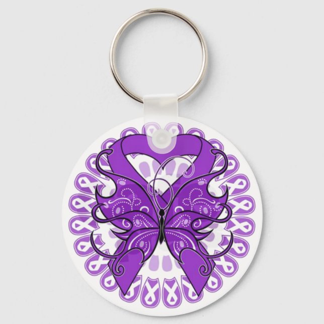 Lupus Awareness Key Ring (Front)