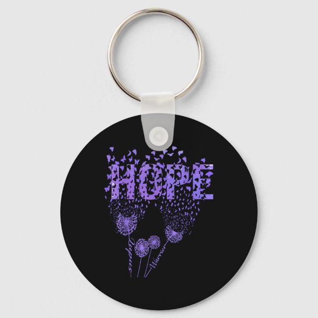 Lupus Awareness  Key Ring (Front)