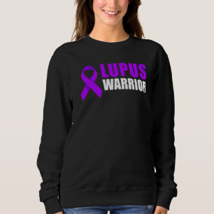 Lupus Awareness Lupus Warrior Purple Sweatshirt