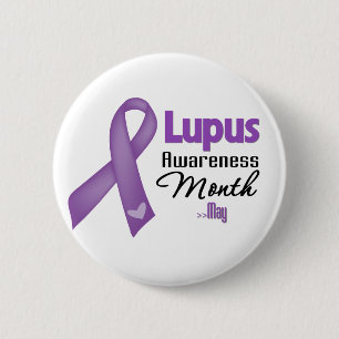 Lupus Awareness Month 6 Cm Round Badge