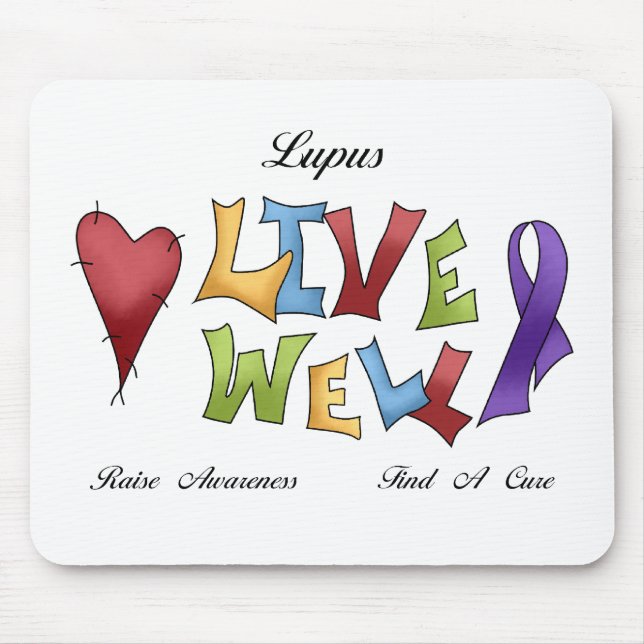Lupus Awareness Mouse Mat (Front)