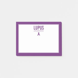 Lupus Awareness Ribbon Purple Post-it Notes