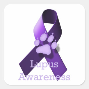 Lupus Awareness Square Sticker