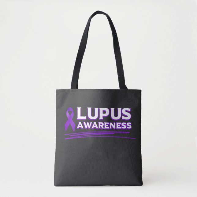Lupus Awareness Tote Bag (Front)