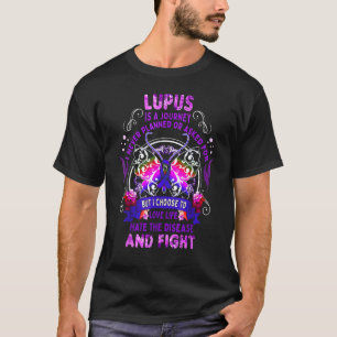 Lupus Awareness Warrior Love Life Hate Lupus T-Shirt