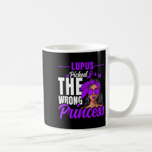 Lupus Cked The Wrong Princess - Warrior Lupus Awar Coffee Mug