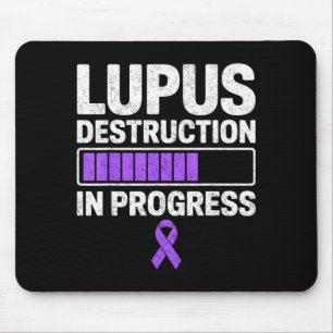 Lupus destruction in progress warrior fighter sle mouse mat